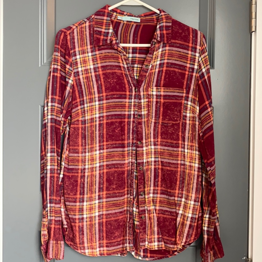 Maroon Flannel